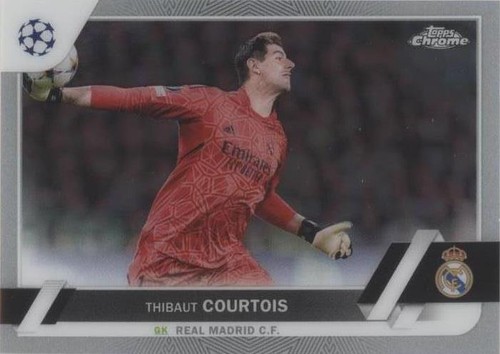 2022-23 Topps Chrome UEFA Club Competitions Thibaut Courtois #63