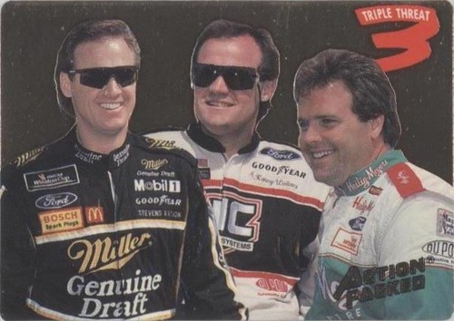 1994 Action Packed - Kenny Wallace Mike Wallace Rusty Wallace #204