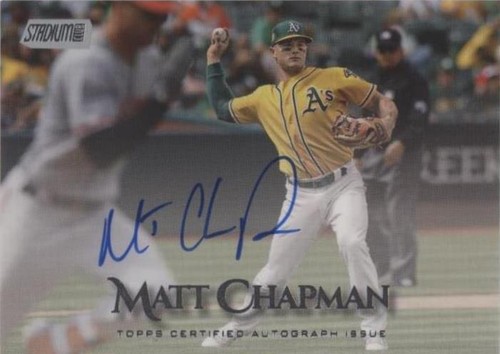 2019 Topps Stadium Club - Matt Chapman #SCA-MC