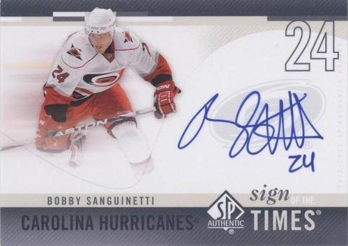 2010-11 SP Authentic - Bobby Sanguinetti #SOT-BS