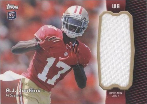 2012 Topps A.J. Jenkins #RJR-AJJ