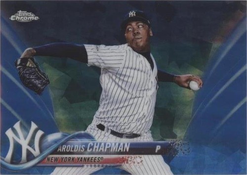 2018 Topps Chrome Sapphire Edition - Aroldis Chapman #475