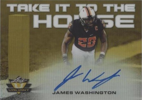 2018 Leaf Valiant James Washington #TH-JW2