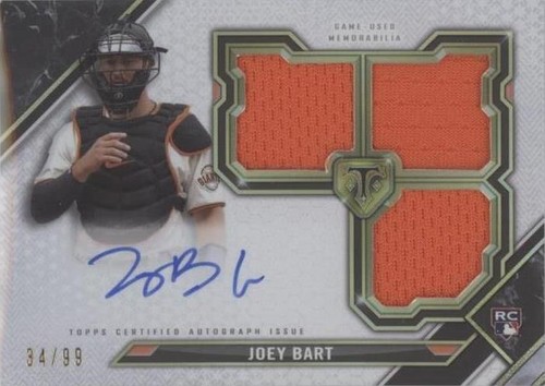 2021 Topps Triple Threads - Joey Bart #RFPAR-JB