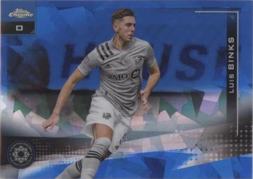 2021 Topps Chrome MLS Sapphire Edition Luis Binks #29