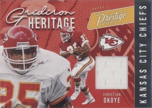2020 Panini Prestige Christian Okoye #GH-CO