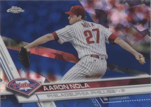 2017 Topps Chrome Sapphire Edition - Aaron Nola #340