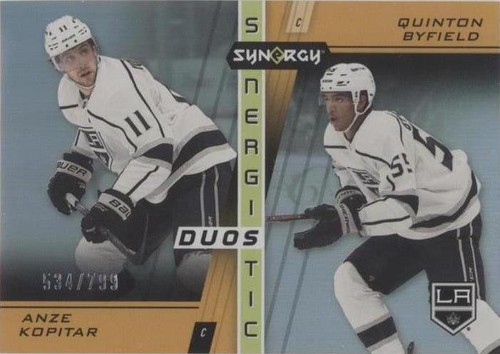 2021-22 Upper Deck Synergy - Anze Kopitar Quinton Byfield #SD-2