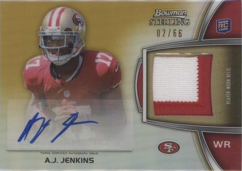2012 Bowman Sterling A.J. Jenkins #BSAR-AJJ