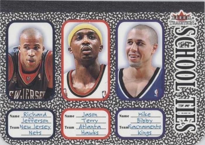 2002-03 Fleer Tradition - Mike Bibby/Richard Jefferson/Jason Terry #6ST