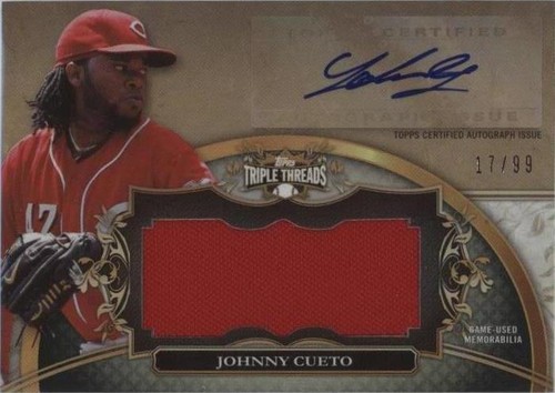 2016 Topps Triple Threads Amethyst /340 Johnny Cueto #77 | eBay