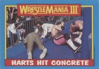 1987 Topps WWF - Danny Davis The Hart Foundation #57