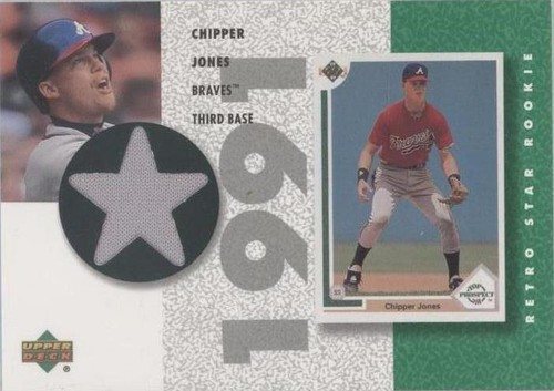 2002 Upper Deck Authentics - Chipper Jones #SR-CJ