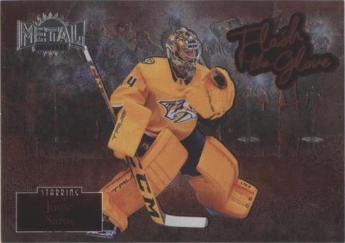 2022-23 Skybox Metal Universe - Juuse Saros #FL-8