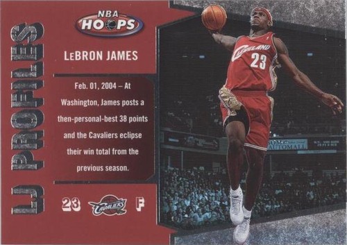 2005-06 NBA Hoops - LeBron James #LBJ-8