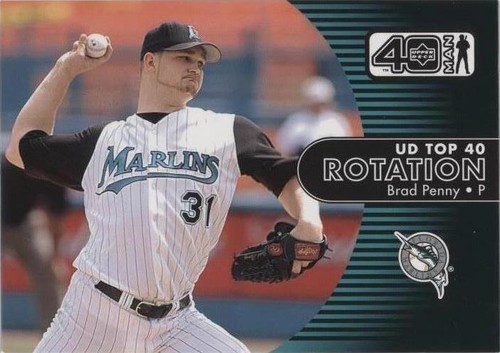 2002 Upper Deck 40 Man - Brad Penny #1155