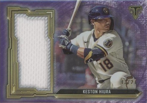 2020 Topps Triple Threads - Keston Hiura #SJR-KH