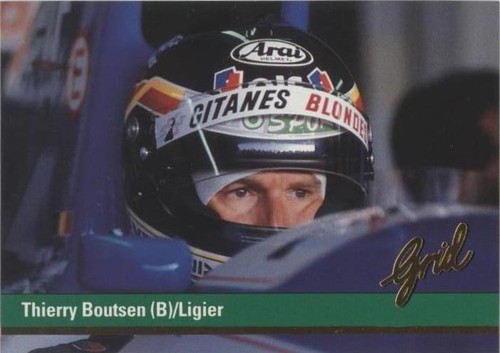 1992 Grid Motorcard Formula 1 - Thierry Boutsen #90