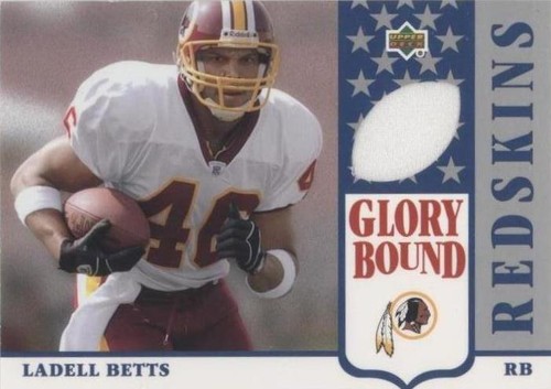 2002 UD Authentics Ladell Betts #GBJ-LB