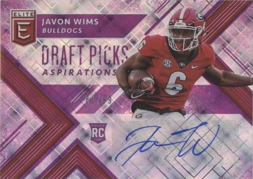 2018 Panini Elite Draft Picks Javon Wims #176