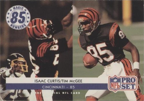 1992 Pro Set Isaac Curtis Tim McGee #347