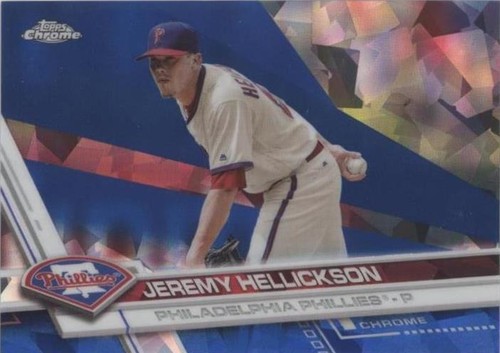 2017 Topps Chrome Sapphire Edition - Jeremy Hellickson #348