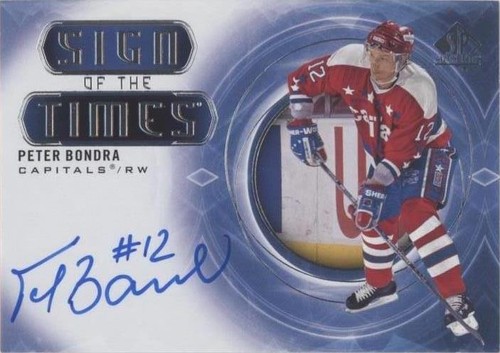 2020-21 SP Authentic - Peter Bondra #SOTT-PB