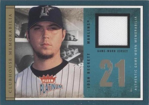 2004 Fleer Platinum - Josh Beckett #CLU-JB