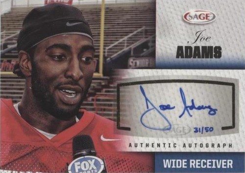 2012 SAGE Autographed Joe Adams #A1
