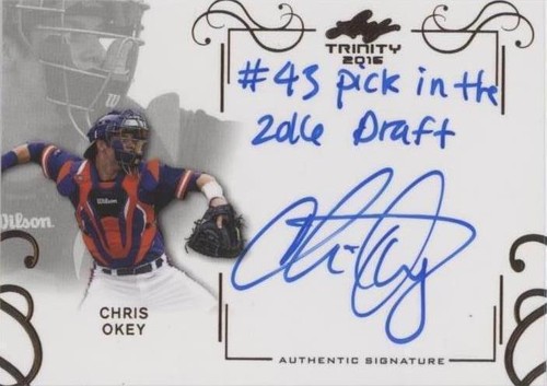 2016 Leaf Trinity - Chris Okey #A-CO1