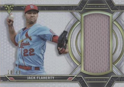 2021 Topps Triple Threads - Jack Flaherty #SJR-JFL