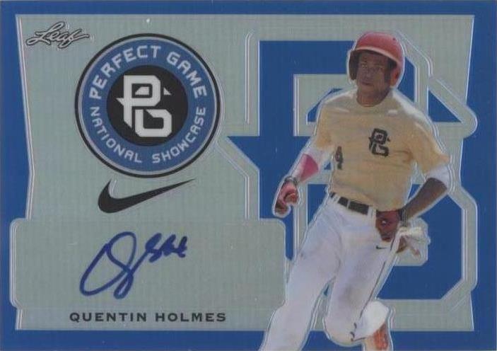 2016 Leaf Perfect Game National Showcase - Quentin Holmes #BA-QH1
