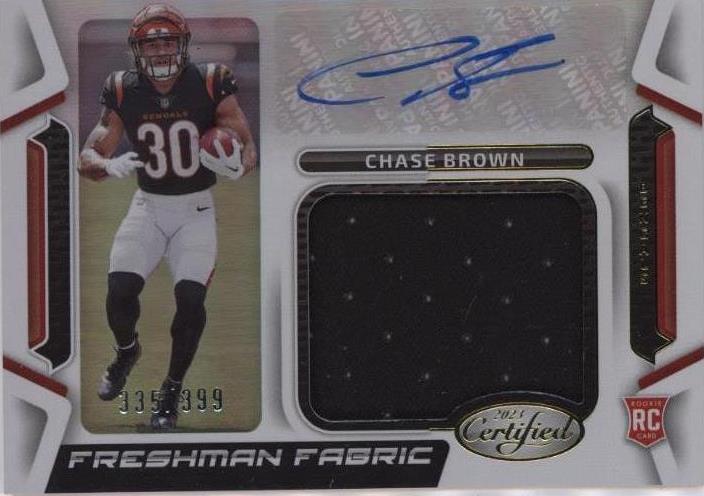 2023 Panini Certified Chase Brown #FFMS-9