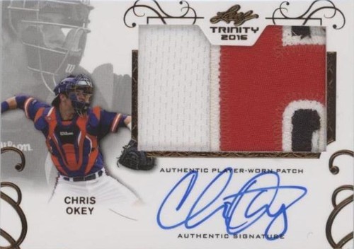 2016 Leaf Trinity - Chris Okey #PA-CO1