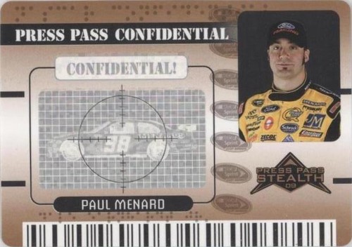 2009 Press Pass Stealth - Paul Menard #PC 15