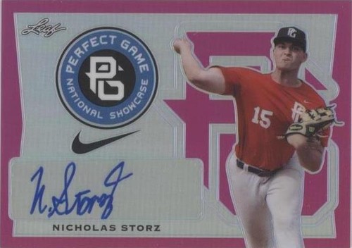 2016 Leaf Perfect Game National Showcase - Nicholas Storz #BA-NS1