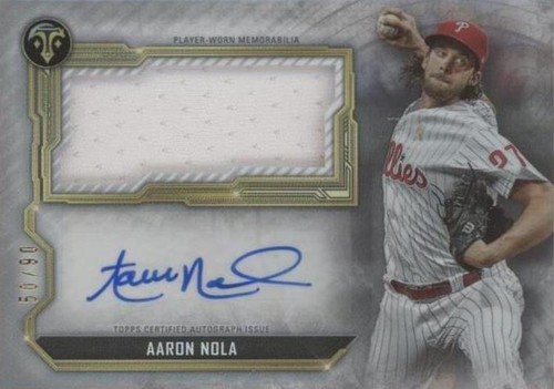 2020 Topps Triple Threads - Aaron Nola #ASJR-AN