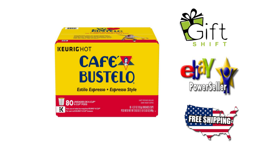 Cafe Bustelo Espresso Style Coffee K-Cups (80 ct.) -Free Shipping-