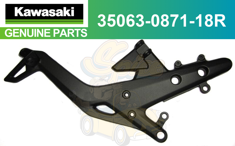 Kawasaki ZX6 ZX6R Right Rear Set Brake Mount Bracket 35063