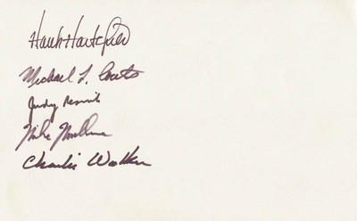 JUDITH A. ''JUDY'' RESNIK - AUTOGRAPH WITH CO-SIGNERS