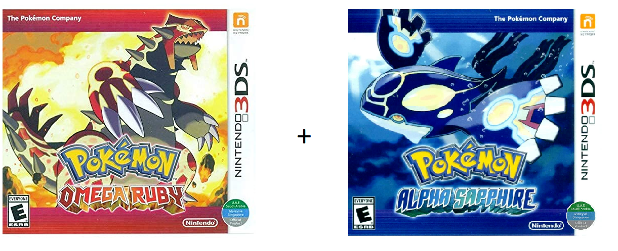 Pokemon Alpha Sapphire + Pokemon Omega Ruby Nintendo 3DS