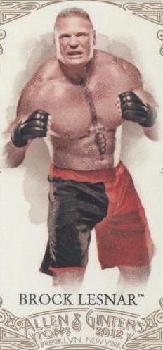 2012 Topps Heritage WWE - Brock Lesnar #1