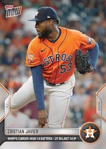 2022 Topps Now - Cristian Javier #447