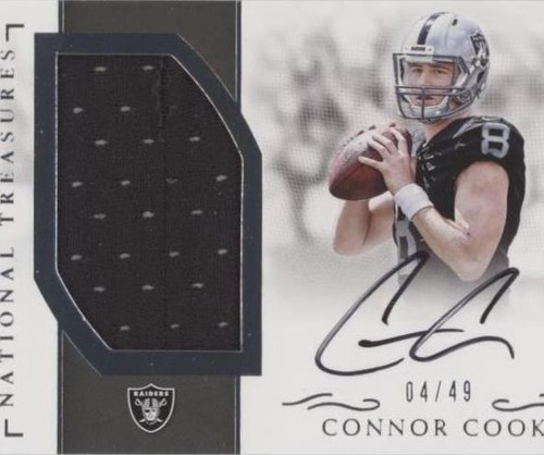 2016 Panini National Treasures Connor Cook #RMS-CO