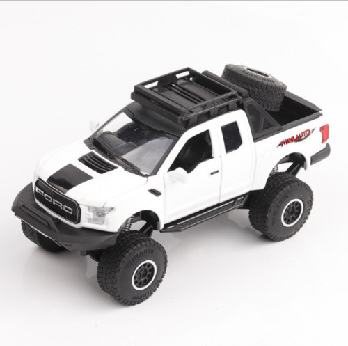 福特白色压铸汽车