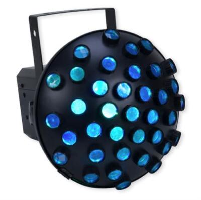 ADJ Eliminator Lighting Electro Swarm Six 1w LEDs 2 Red, 2 Green, 2 Blue - Last