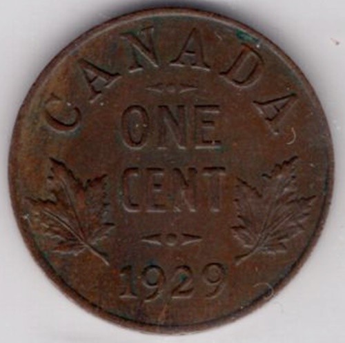 1 Cent 1929 High 9 AU50