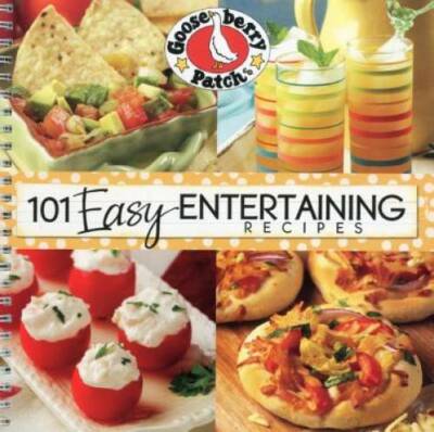 101 Easy Entertaining Recipes (101 Cookbook Collection) - Spiral-bound - GOOD
