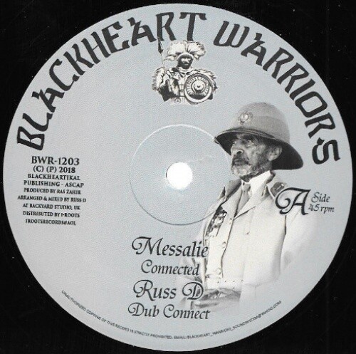 MESSALIE/RUSS D Conntected/What's Going On 12" NEW VINYL Blackheart Warriors
