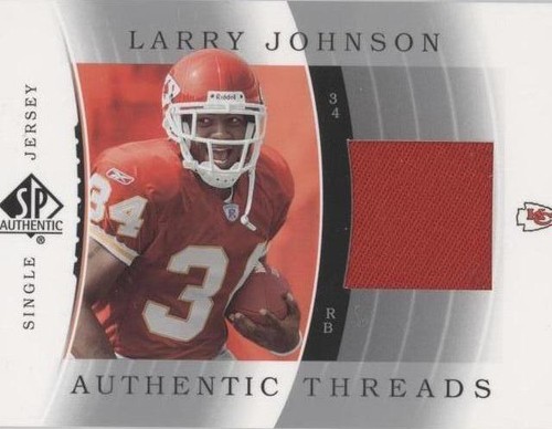 2003 SP Authentic Larry Johnson #JC-LJ